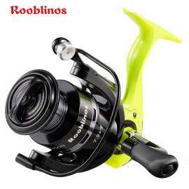 ROOBLINOS MX 5.2:1 Metal Spinning Reel, Lake Fishing Reel, Corrosion-resistant, 2000-7000 SeriesSpool Capacity: 7000 Series