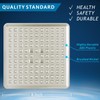Nuodan High Pressure Rain Shower Head with 11'' Extension Arm