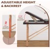 BestMassage Massage Table Massage Bed 3 Fold Portable Massage Table
