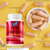 Complejo B 120 Cápsulas de 500 mg Vitaminas (B1+B2+B3+B5+B6+B9) SAISA