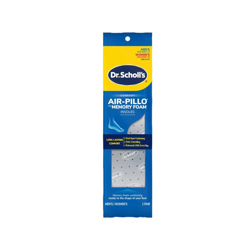 Dr. Scholl's Air-Pillo with Memory Foam Insoles Men's 7-13 /