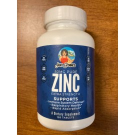 Aunt Pennies Pure Zinc Gluconate 120 Tablets 50mg Extra Strength Supplement