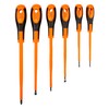 Bahco 620-6 Slotted/Ph Insulated Screwdriver Set, Multi-Colour, 6-Piece