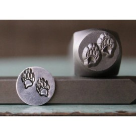 Unbranded SUPPLY GUY 10mm Bear Claws or Paws Metal Punch Design Stamp SGCH-114