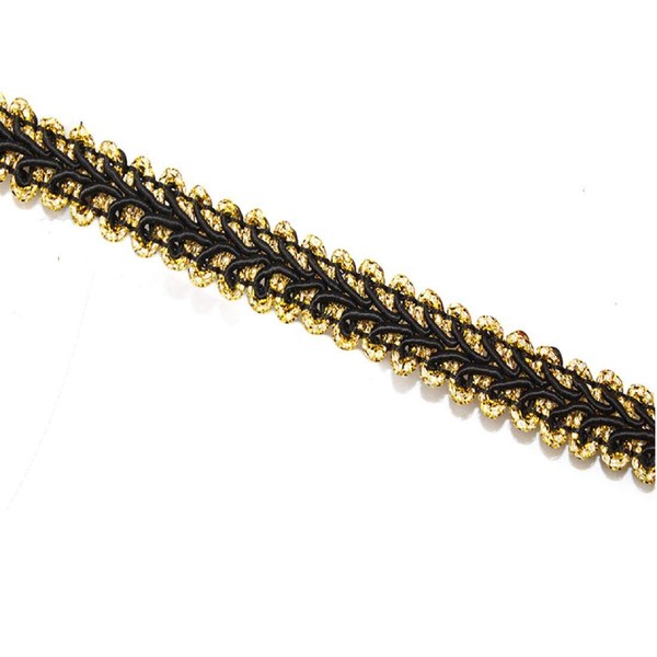 Yalulu 18 Yards Classic Woven Braid Trim Embroidery Braid Twist