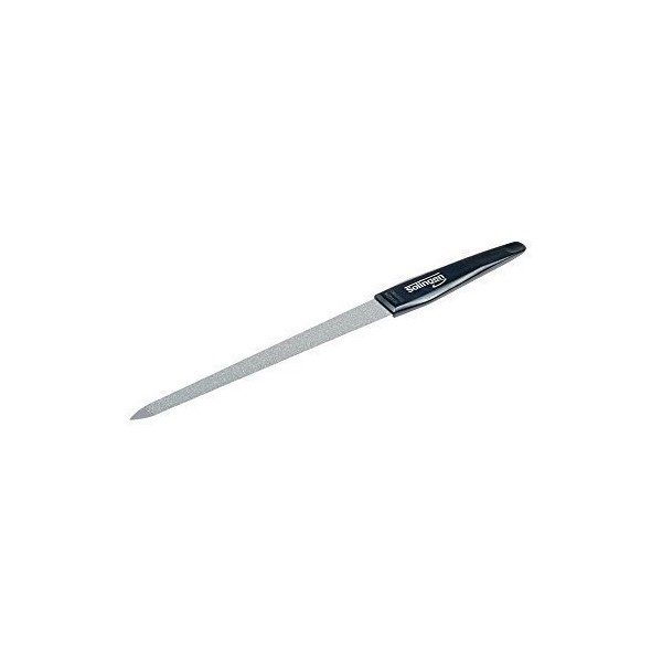 'Sapphire File Solingen 5, Approx. 12.5 cm Black Handle Coarse and Fine Leaves Against Tearing and Nails Fraying