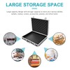 SUPVOX Aluminum Hard Case Briefcase: 14.5 Inch Lockable Carrying Case