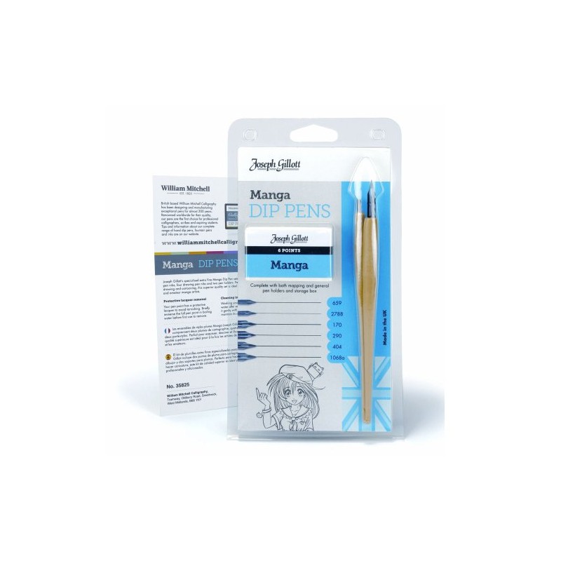 Mitchell Joseph Gillott Manga Dip Pens