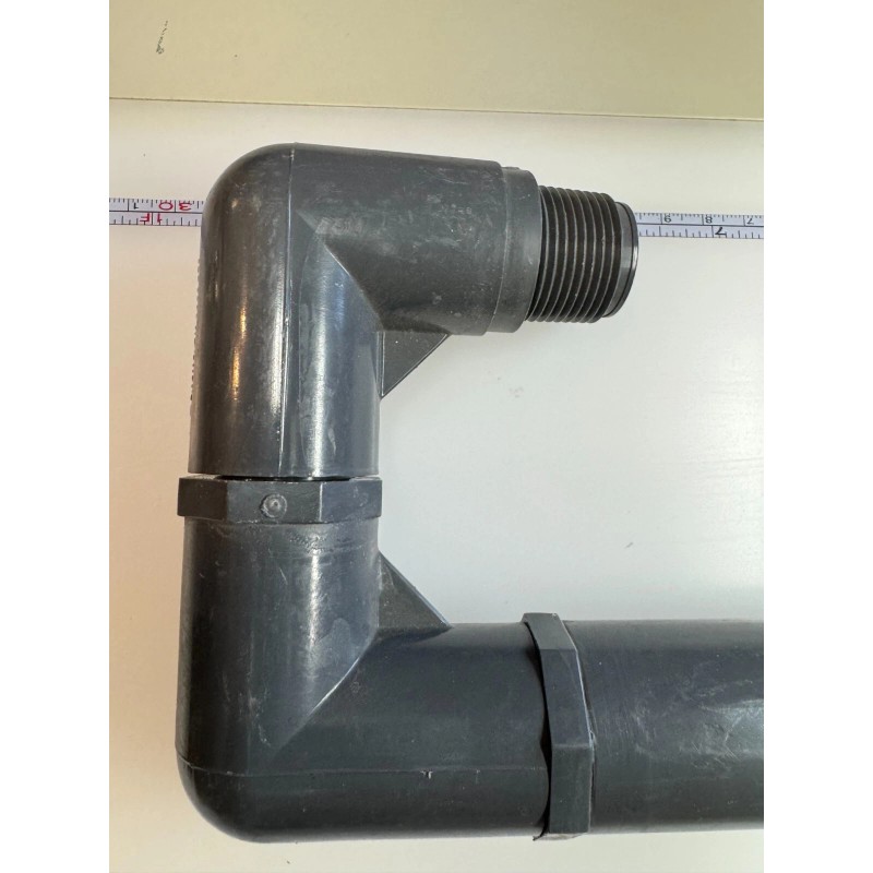 kbi PVC Triple Swing Joints Assembly, Sch. 80 1/2 in.