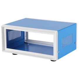 170 x 130 x 80 mm Blue Metal Electronics Junction Box, Housing Project Housing DIY Junction Box for Distribution Instrument Box