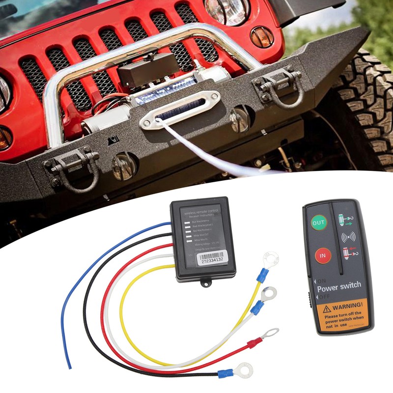 Wireless Winch Remote Control DC 12V 24V 3 In 1