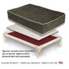 Kuranda Microsuede Slipcover - X-Large - 44" x 27" -