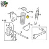SMFVBTDWN7 Front Bump stop, Fits Frod F250 F350 4WD 2005-2024
