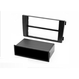 CARAV 11-002 1-DIN car head unit fascia facia installation dash kit for A6 (4B) 1997-2005, Allroad 2000-2006 with pocket