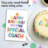 NobleWorks Birthday Greeting Card (Coach) with 5 x 7 Inch