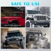 MAYELLO 4pcs 12" LED Work Light Bars Spot Flood Combo