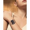 SENRUD Fashion Cuff Bracelet Watches for Women Luxury Rectangular DialAnalog