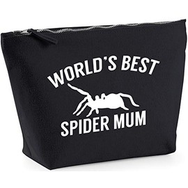 Hippowarehouse World's best spider mum printed make up cosmetic wash bag 18x19x9cm