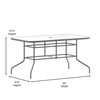 Flash Furniture Tory 31.5" x 55" Rectangular Tempered Glass Metal