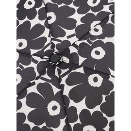 Marimekko 52_1_52229291494 Mini Manual Nano Unikko Folding Umbrella for Women, multicolor (black / white)