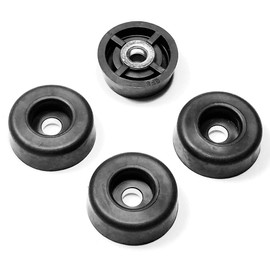 20 Medium Round Rubber Feet - .312 H X .859 D - Made in USA - Great for Cutting Boards, Electronics, Hobby - Food Safe
