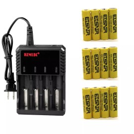 Battery 14500 Battery 2800mAh Li-ion 3.7V Rechargeable Batteries Cell For Flashlight USA - 2* 14500 Battery(Without Charger)