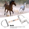 Stainless Steel Dee Bit Snaffle Horse Tool Accessories Mouth with