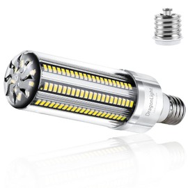 DragonLight 60W Corn LED Light Bulb (200 Watt Metal Halide/HID/HPS Replacement) E26/E39 Large Mogul Base LED Lamp 6000K Daylight 7,200LM
