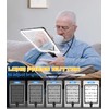 Rechargeable 5X Magnifying Glass with Light for Reading, Full Page