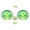 TeeTurtle 4" Reversible Turtle Plushie - Cute Kawaii Green -