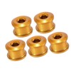 A ABSOPRO Set of 5 Bicycle Chainring Nuts Bolts Nut
