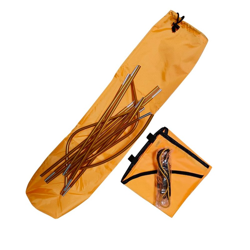 Kayak Sun Shade Canopy, Single Person, Waterproof, Orange, with Mounting