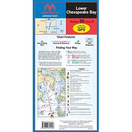 Richardson Maptech Lower Chesapeake Bay Waterproof Chart, 3rd Edition