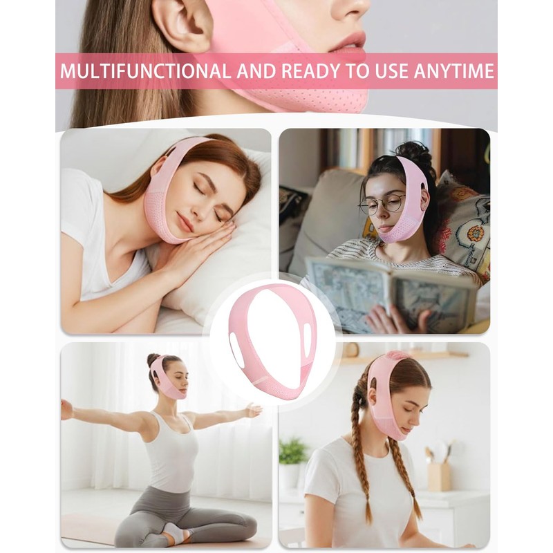 GRETY V Double Chin Face Mask - Reusable Face Wrap