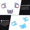 JeCar Interior Steering Wheel Decoration Trim Kits For Jeep Wrangler