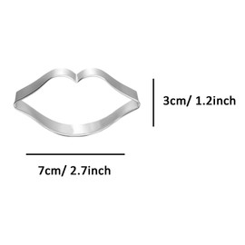 ZDYWY Lips Kiss Shaped Cookie Cutters