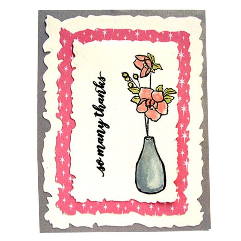 Metal Torn Edges Template Puzzle Card Cutting Dies,Torn Edges Template