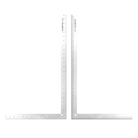 KEARING L-Square Curve Ruler,24 x 14inch and 60 x 35cm Aviation Aluminum Fashion Designer's Ruler for Pattern Making