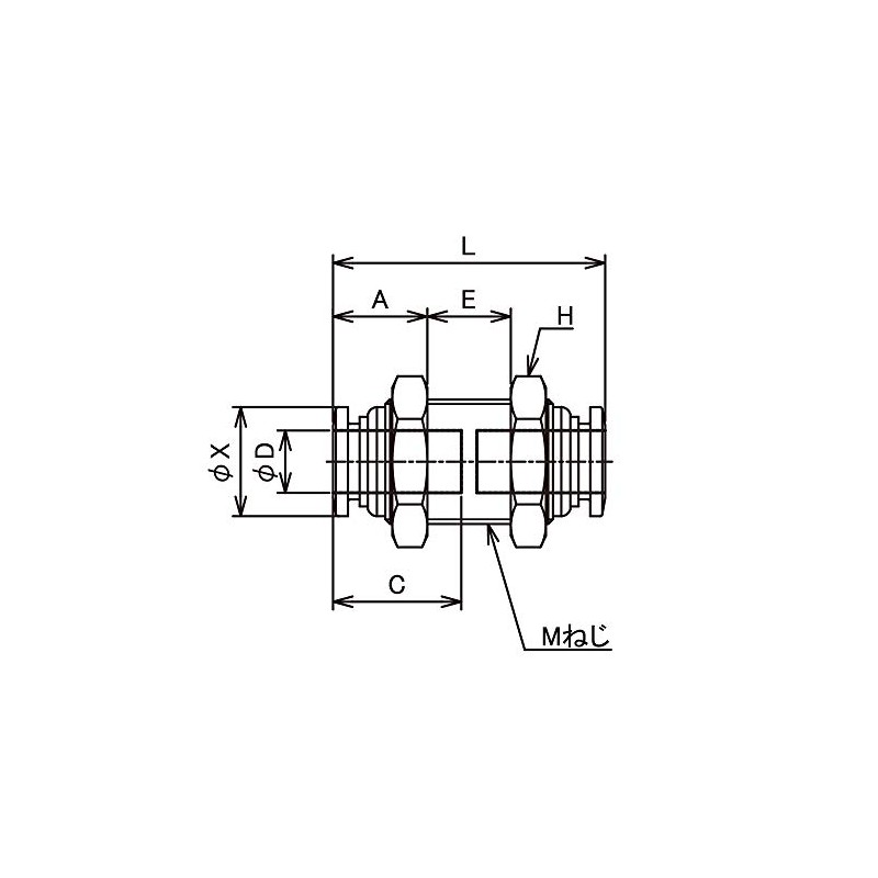 Flowbal Air Push W Panel Union Applicable Tube Outer Diameter