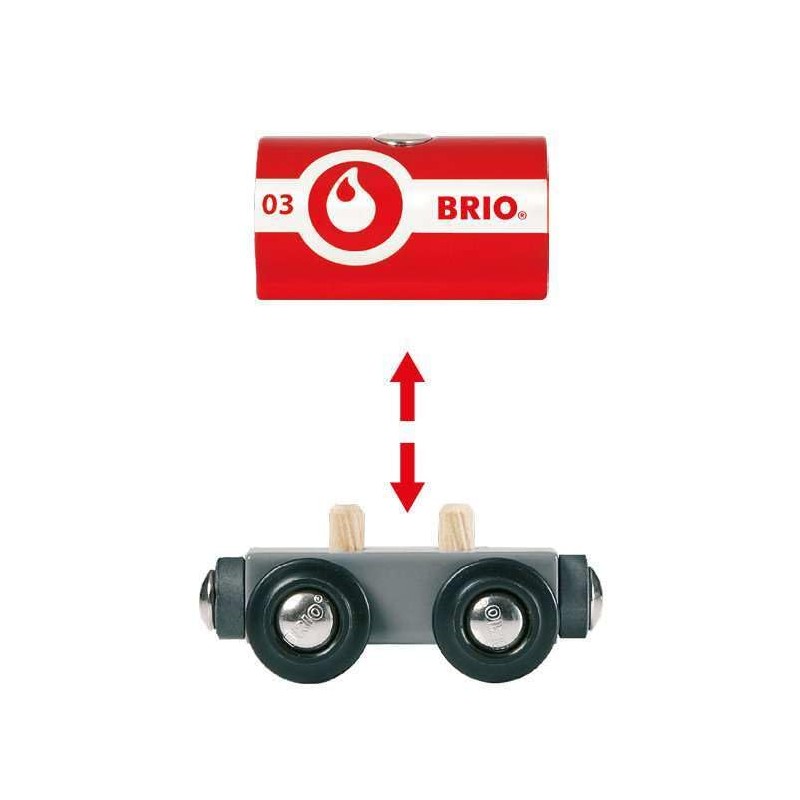 BRIO World Fire & Rescue Rescue Fire Toy Train for