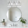 Danshinro Modern Crystal Bathroom Vanity Lights, 3-Lights Bathroom Light Fixtures
