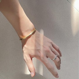 ALRNBY Gold Bracelet for Women Chunky Statement Cuff Bangle Wide Irregular Bracelets Gold Silver Bracelets Jewelry Set Gift Trendy Party (C5 Gold Cuff Bangle)