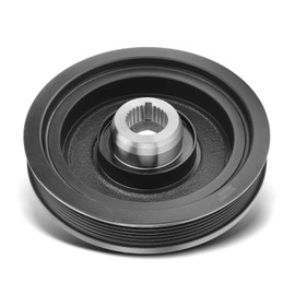 A-Premium Engine Harmonic Balancer Crankshaft Pulley Compatible with Honda Civic 2001 2002 2003 2004 2005 SOHC L4 1.7L, Replace# 13810PLMA01, 90704634000