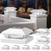 NIORSUN Solar Post Lights Outdoor, Fence Post Solar Lights Cool