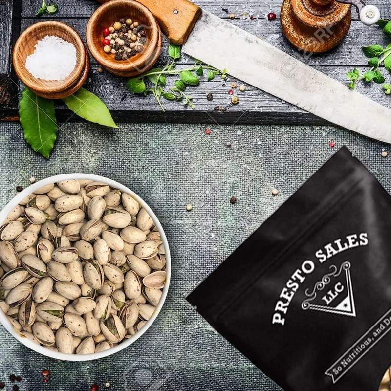 Presto Sales In Shell Pistachios Salt and Pepper 16 oz.