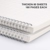 RETTACY Graph Paper Notebook 2 Pack - B5 Graph Spiral