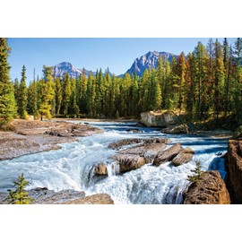 Castorland 1500 Piece Jigsaw Puzzles, Athabasca River, Jasper National Park, Canada, Mountains and River, Adult Puzzles, C-150762-2