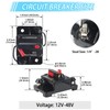60 Amp Waterproof Circuit Breaker with Manual Reset - for