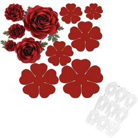 Multi-Layer Flower Cutting Dies, Christmas Dies, Scrapbooking Embossing Stencils, Dies for Card Making Templated, Die Cuts for Paper Craft (Sliver