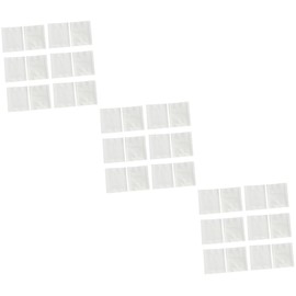 BIUDECO 3sets Soft Absorbent Makeup Facial Cotton Pads Makeup Remover Cotton Square Pads for Face Clean Portable Sanitary 64pcs*3 Random Color